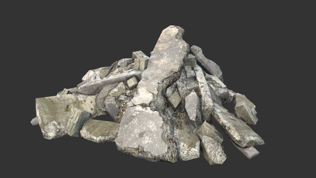 Rubble 3D Model