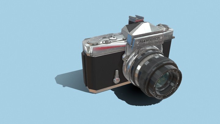Nikkormat Camera 3D Model