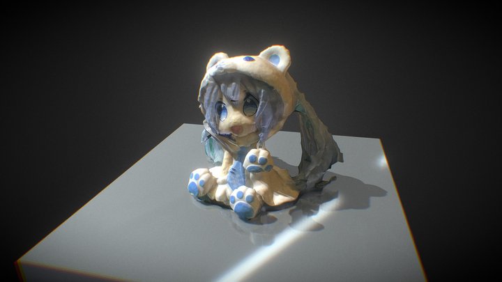 Snow Miku Nendoroid 3D Scan 3D Model