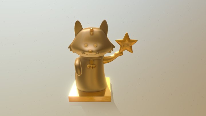 TROFEO GATITOconvert 3D Model