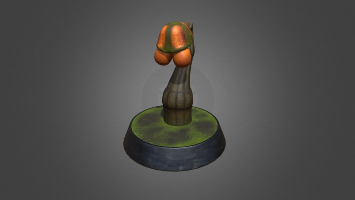 Mellon Monster 3D Model