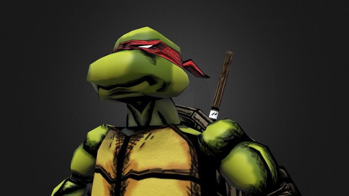 TMNT Mirage Comics #1: Donatello 3D Model