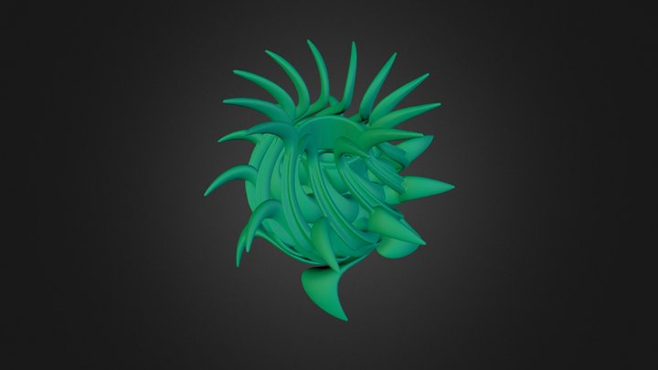 Bloom - Fractal Planter by Dizingof 3D Model