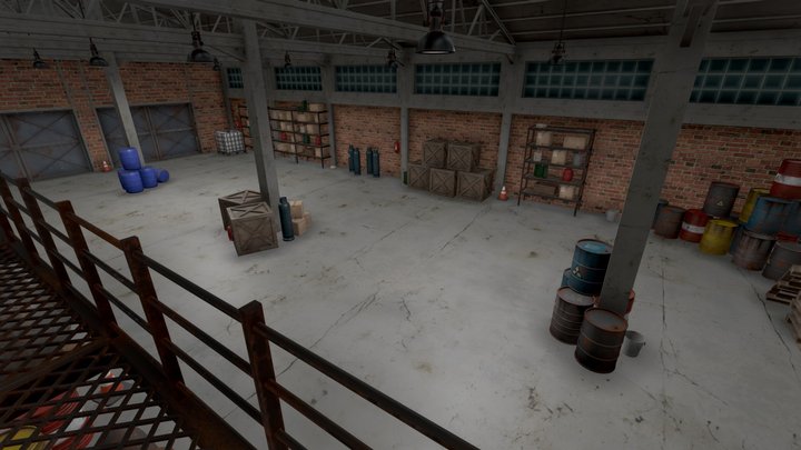 Old Warehouse 3D Model