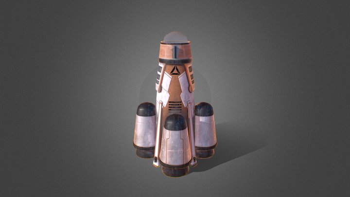 Spaceship 3D Model