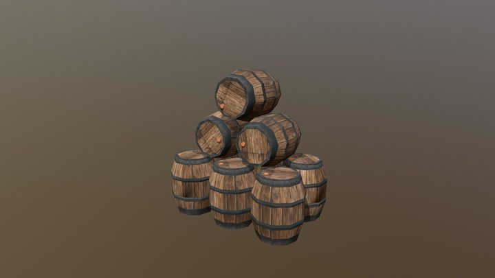 Barrels 3D Model