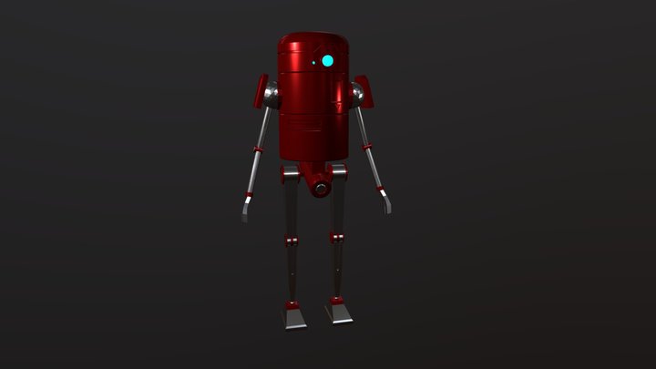 Cute Robot - Ion 3D Model
