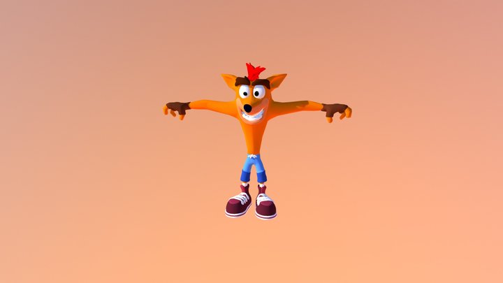 Crash Bandicoot : Caught in time edition 3D Model