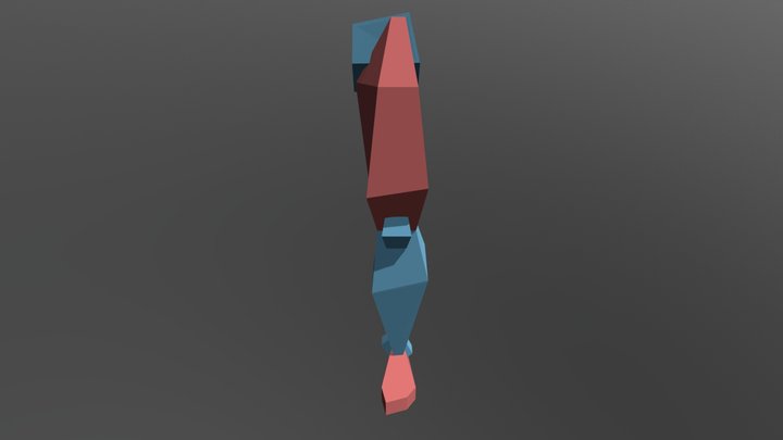 Left Leg Ref 3D Model
