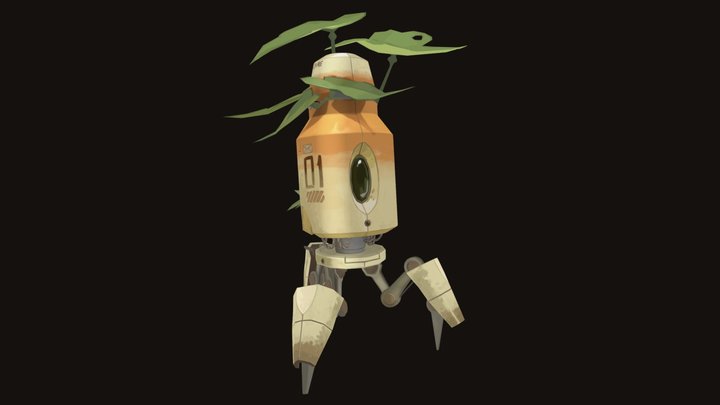 Care Robot 3D Model