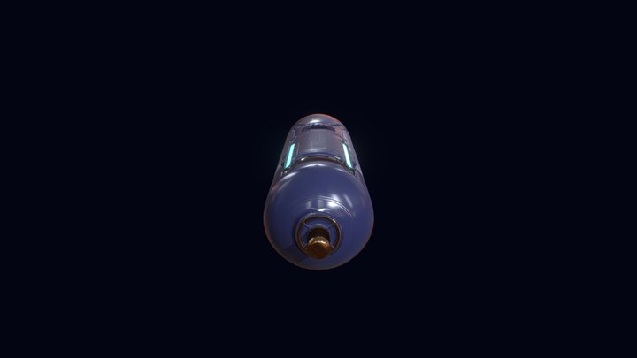TOAnimate - Sci-fi Capsule 3D Model