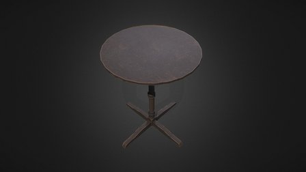 Bar Table 3D Model
