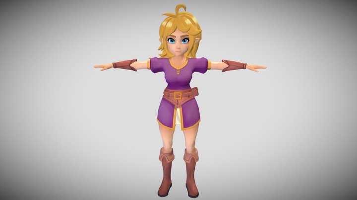 Girl 3D Model
