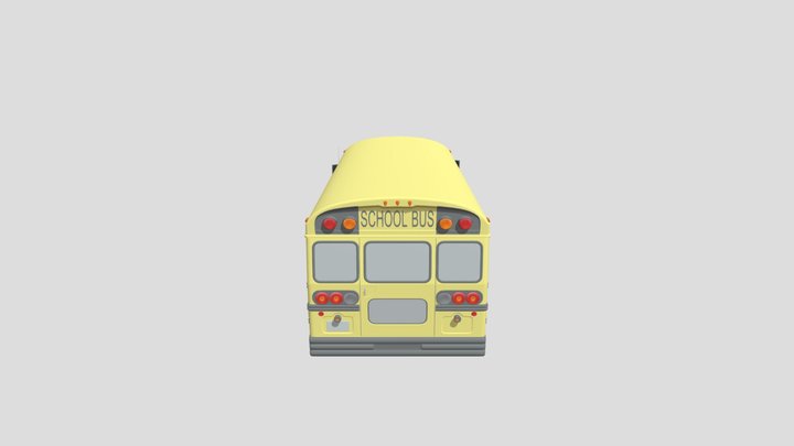 School Bus 3D Model