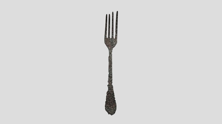 Silver Fork - 1733 Spanish Shipwreck 3D Model