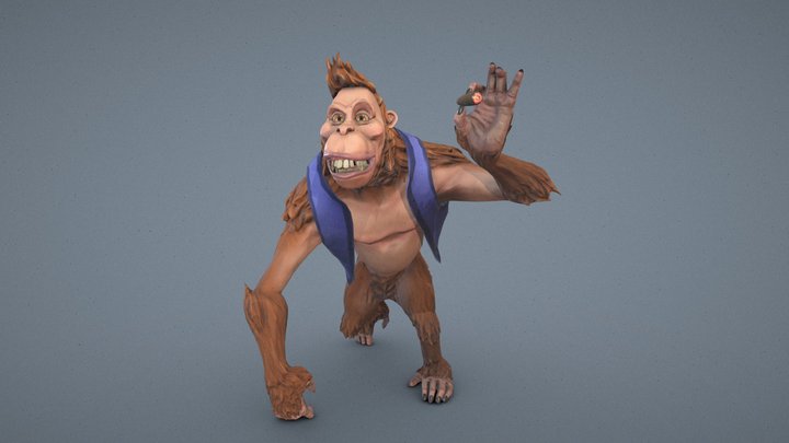 Ape 3D Model