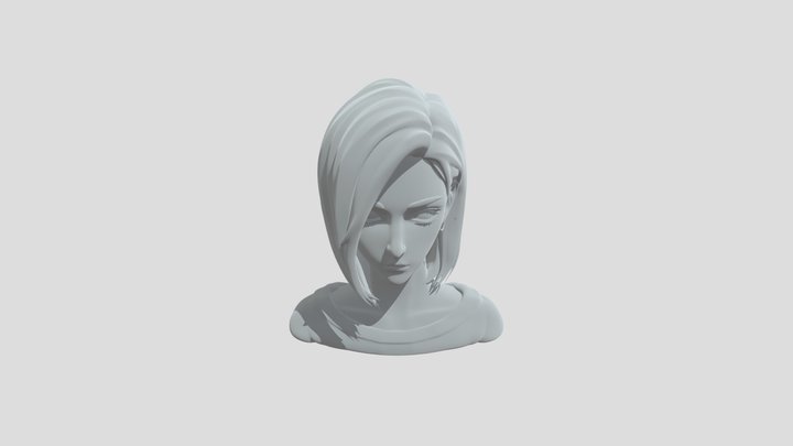 Porcelain Grace 3D Model