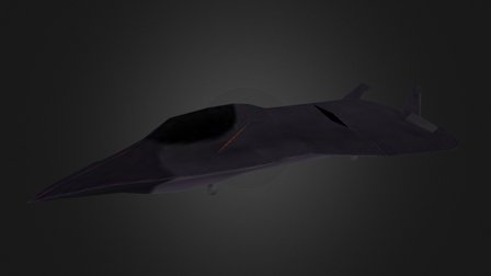 High Tech Medium Plane 3D Model