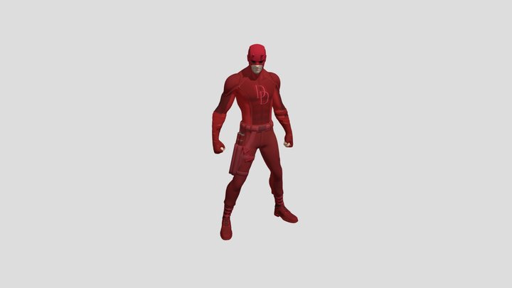Dare-devil-fortnite-marvel-collab-skin 3D Model