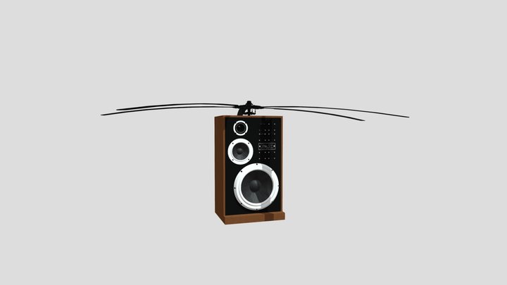 Heli Speaker 3D Model