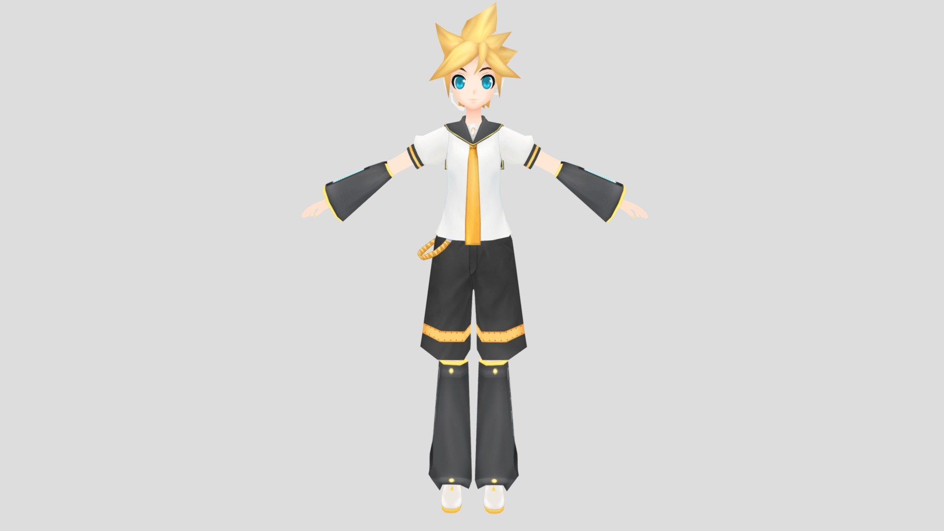 (Hatsune Miku Project DIVA ) Kagamine Len - Download Free 3D model by ...