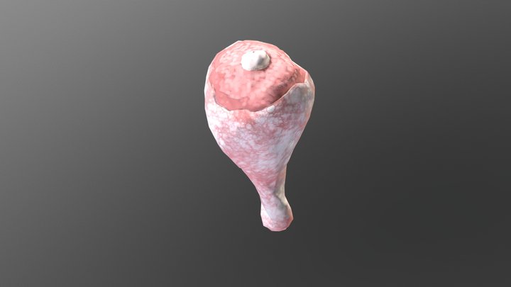 Chicken Drumstick 3D Model