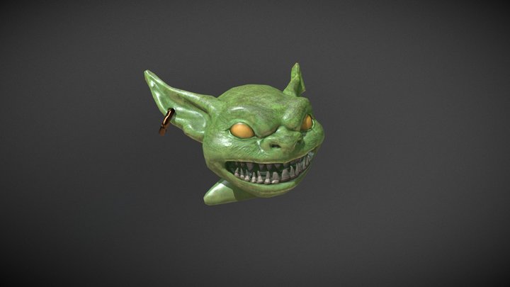 Goblin head 3D Model