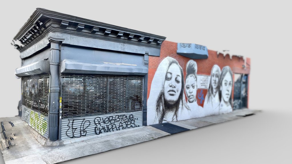 "To be free" mural by Tatyana Fazlalizadeh