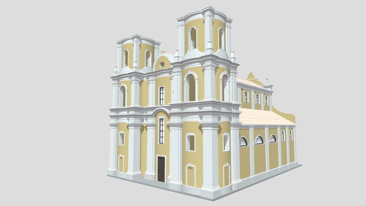 Костел Єзуїтів Житомир 3D Model