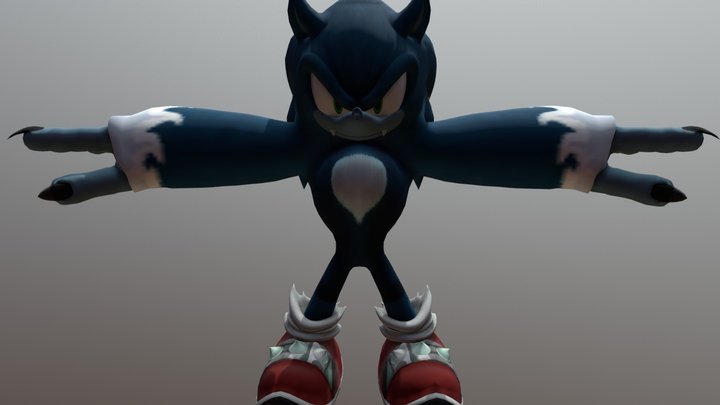 Sonic Unleashed - Werehog Sonic 3D Model