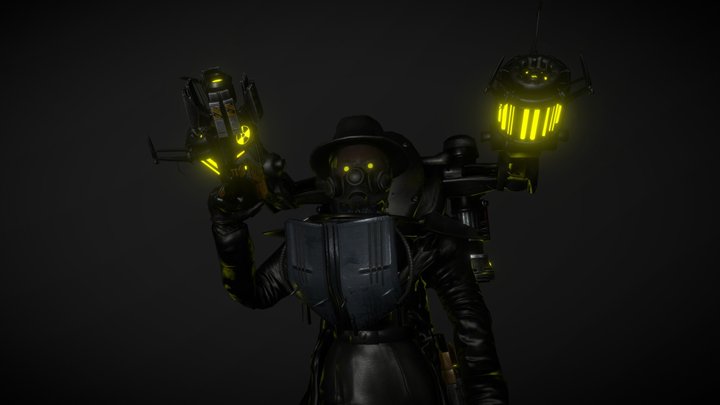 Mafia mutant Toilet-Semi Titan 3D Model
