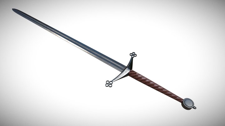 Scottish Two-Handed Sword 3D Model
