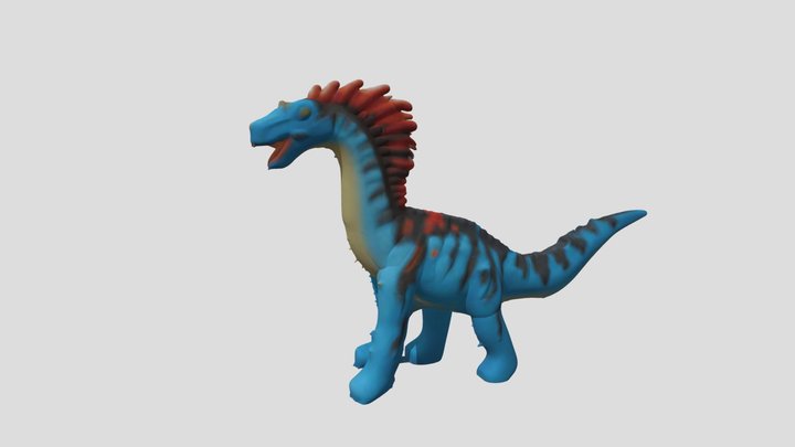 Dino Valley Baby Amargasaur 3D Model