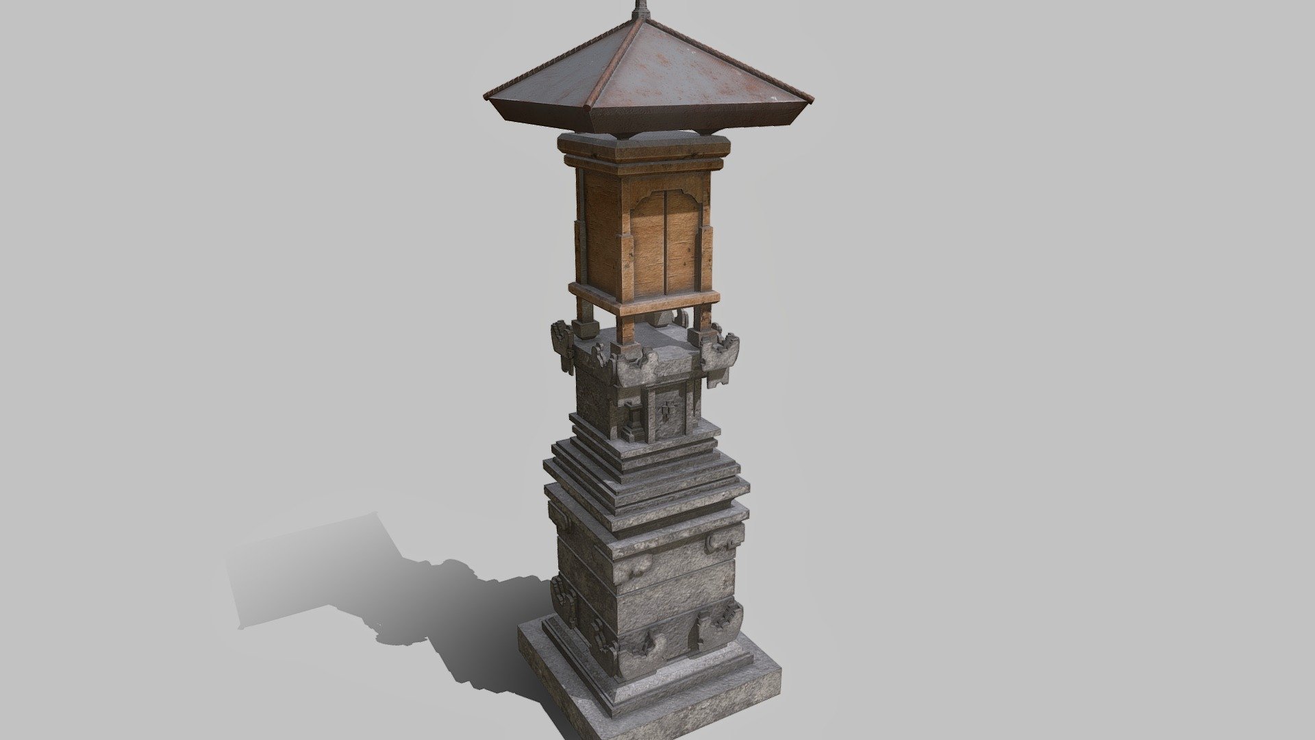 Free Stone Tower Game Assets 