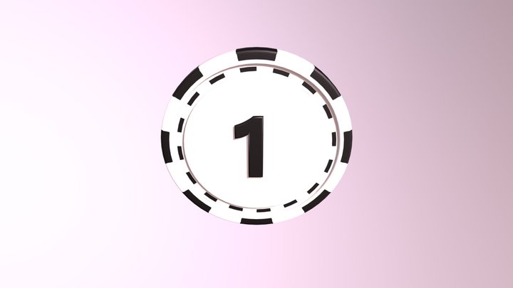Poker Chip 1$