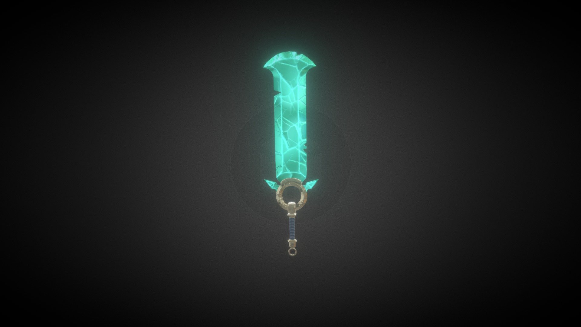 Crystal Sword - 3D model by cameronmakoid (@cammakoid) [9fd963e ...