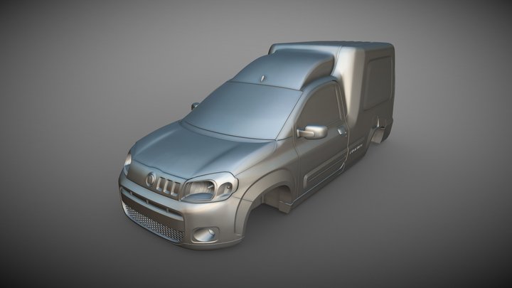 Fiat Fiorino Panel Van 2000 3D model