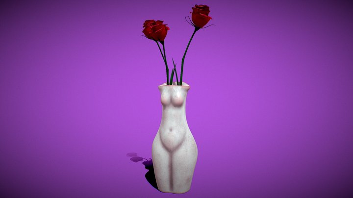 Body Flower Pot 3D Model