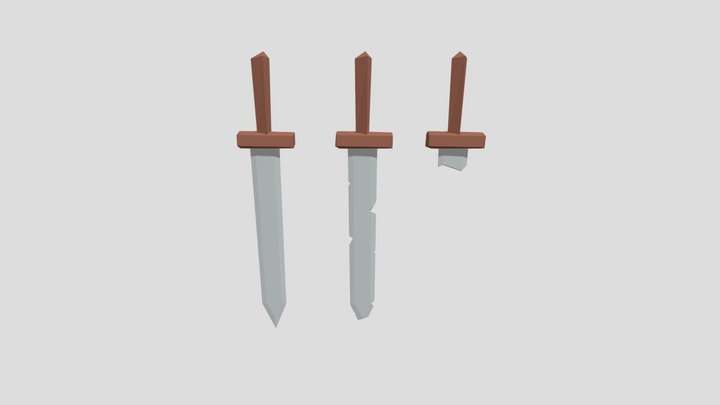 Super Simple Sword 3D Model