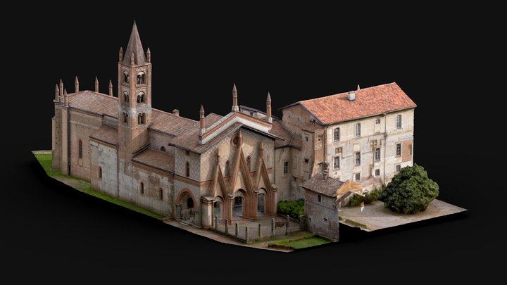 Abbey of Sant'Antonio di Ranverso 3D Model