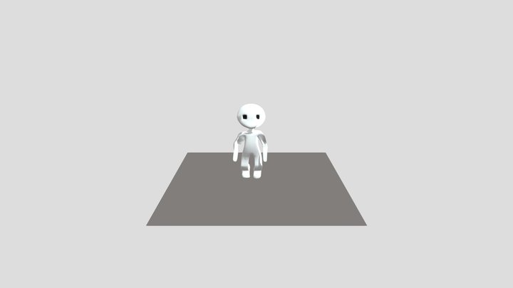 Marshmallow Guy 3D Model