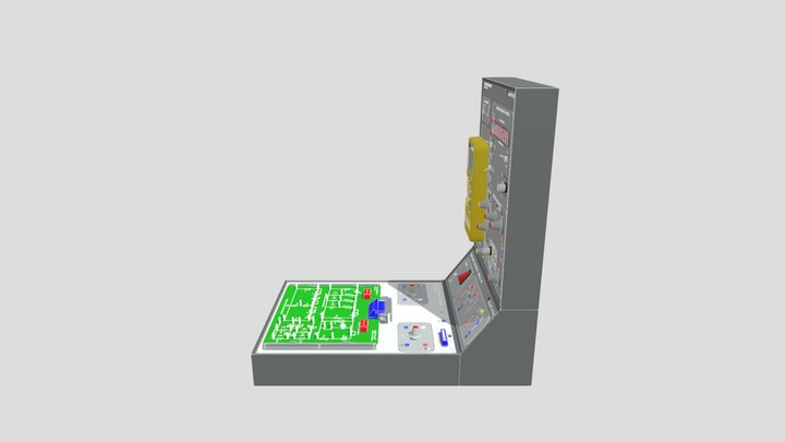 statie electrica DEGEM SYSTEMS + placa EB-101 3D Model