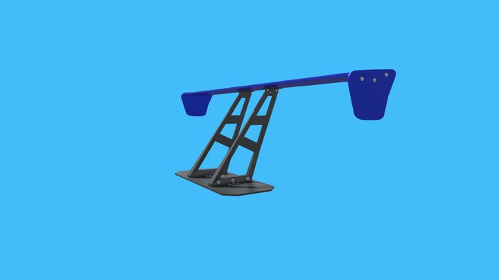 2F2F-R34 Spoiler 3D Model