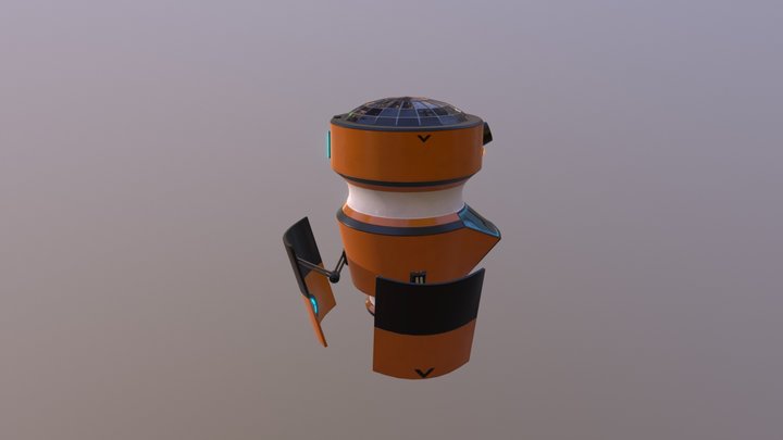 Water Bot 3D Model