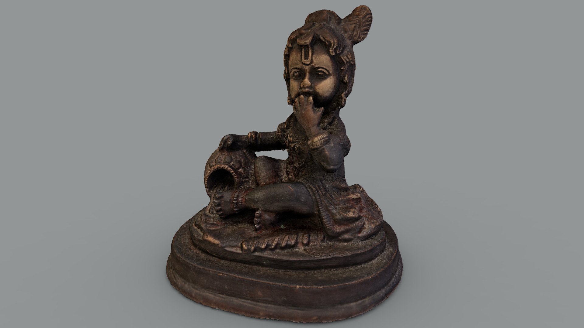 “Baby Krishna, The Butter Thief” Figurine
