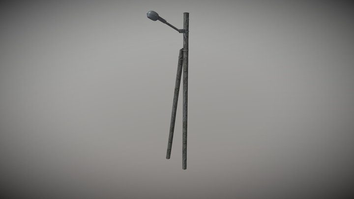 Realistic Electric Pole | Game Ready Prop – Modello 3D gratuito STL