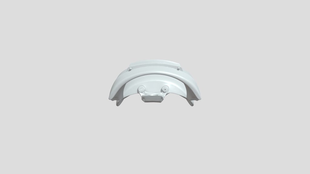 Motorcycle fender set