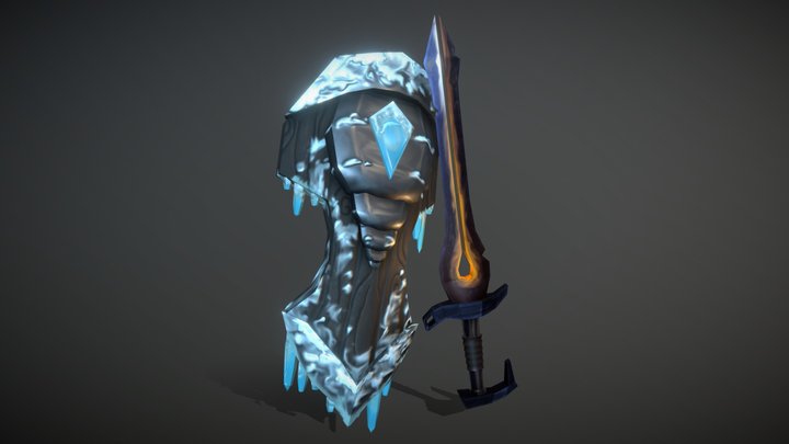 Frost Shield & Fire Sword - Assessment 1 Project 3D Model