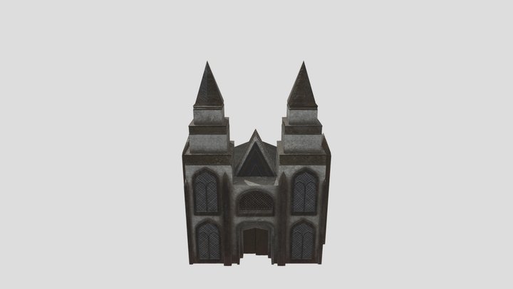 Neo Gothic church 3D Model