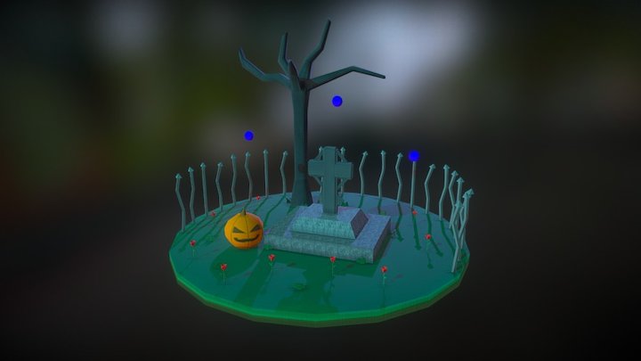 Gravestone 3D Model